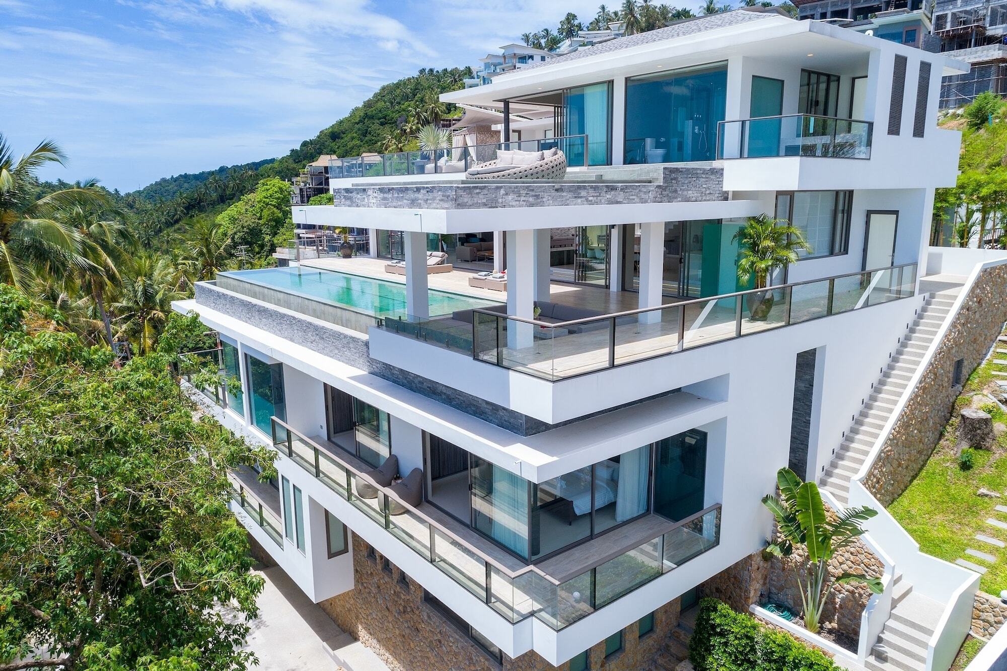 Villa One - New Luxury Sea View Villa チャウエン エクステリア 写真